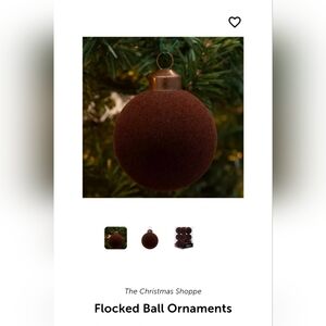 Hobby Lobby Viral Flocked Ball Ornaments